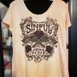 Sinful by Affliction Top